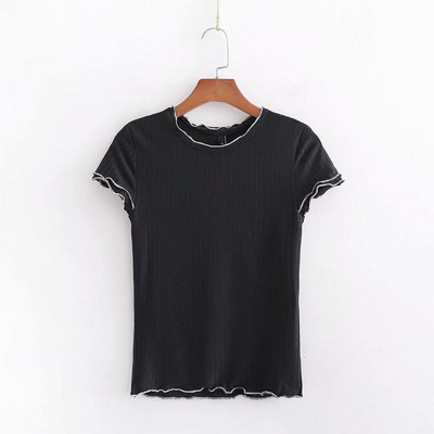 Γυναικεία μπλούζα κλασικό μοντέλο από μπλουζάκι από κοτλέ