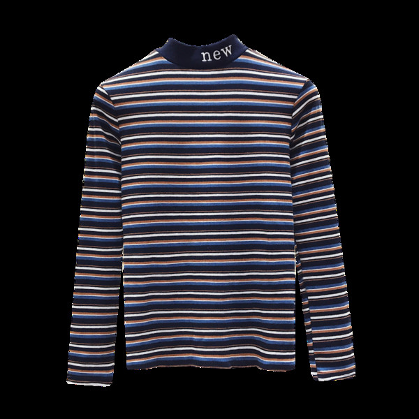 Γυναικεία casual ριγέ μπλούζα με επιγραφή