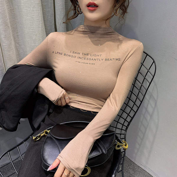 Novi model ženske bluze sa natpisom i dugim rukavima