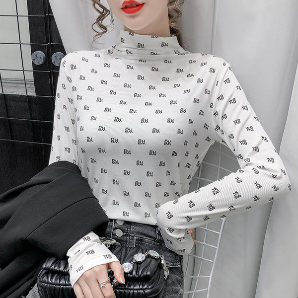 Novi model ženske bluze sa visokom kragnom za proljeće