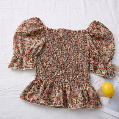 Νέο μοντέλο γυναικεία μπλούζα με λουλουδάτο μοτίβο - διάφορα χρώματα