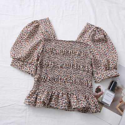 Νέο μοντέλο γυναικεία μπλούζα με τετράγωνο ντεκολτέ