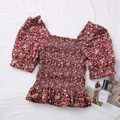 Νέο μοντέλο γυναικεία μπλούζα με τετράγωνο ντεκολτέ