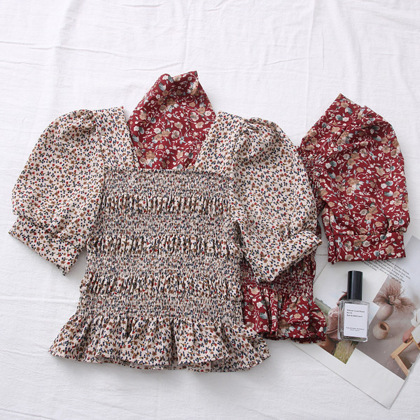 Νέο μοντέλο γυναικεία μπλούζα με τετράγωνο ντεκολτέ