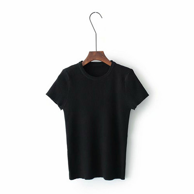 Ženska pripijena bluza od samtastog žerseja