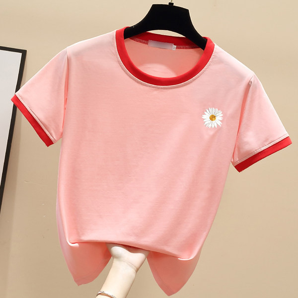 Novi model ženske majice sa cvjetnim vezom