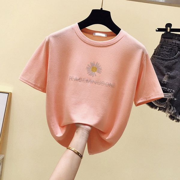 Ženska casual majica s vezom i kratkim rukavima