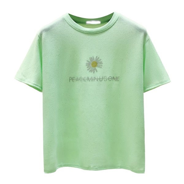 Ženska casual majica s vezom i kratkim rukavima