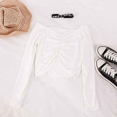 Γυναικεία casual μπλούζα με μακριά μανίκια σε διάφορα χρώματα