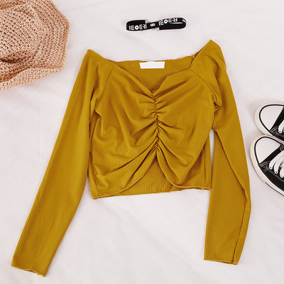 Γυναικεία casual μπλούζα με μακριά μανίκια σε διάφορα χρώματα