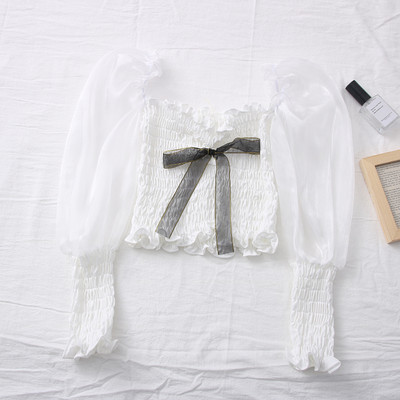 Νέο μοντέλο γυναικεία μπλούζα με κορδέλα σε διάφορα χρώματα