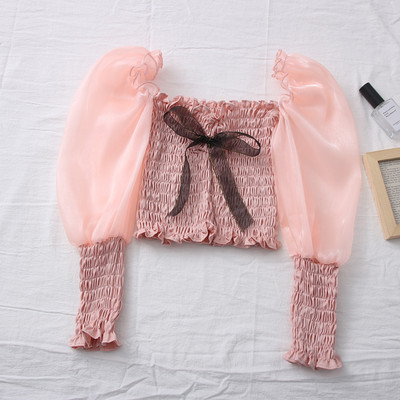 Νέο μοντέλο γυναικεία μπλούζα με κορδέλα σε διάφορα χρώματα