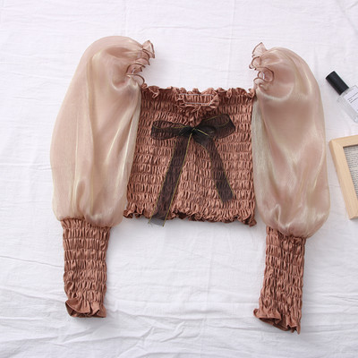 Νέο μοντέλο γυναικεία μπλούζα με κορδέλα σε διάφορα χρώματα