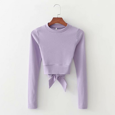 Γυναικεία μπλούζα με κορδόνια στη πλάτη