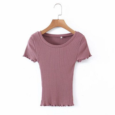 Pripijena bluza od samtastog žerseja