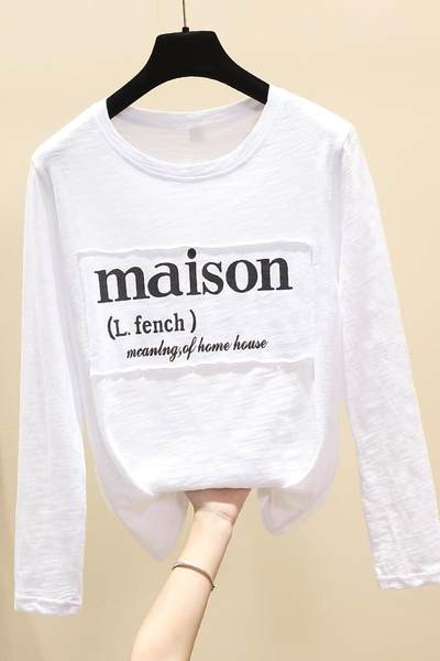 Ženska moderna bluza sa natpisima u četiri boje