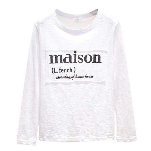 Ženska moderna bluza sa natpisima u četiri boje