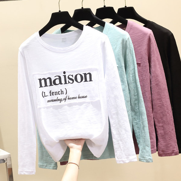 Ženska moderna bluza sa natpisima u četiri boje