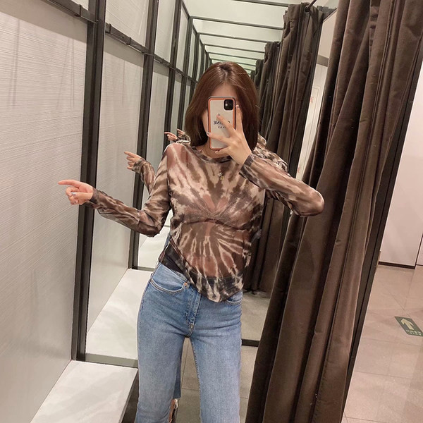 Casual μπλούζα σε ιριδίζοντα χρώματα