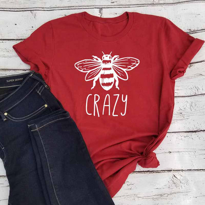 Novi model ženske majice kratkih rukava sa aplikacijom pčela - više boja