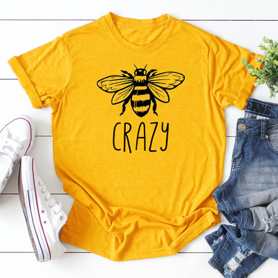 Novi model ženske majice kratkih rukava sa aplikacijom pčela - više boja