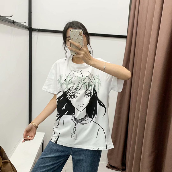 Φαρδύ μπλούζα με μαύρο και άσπρο χρώμα