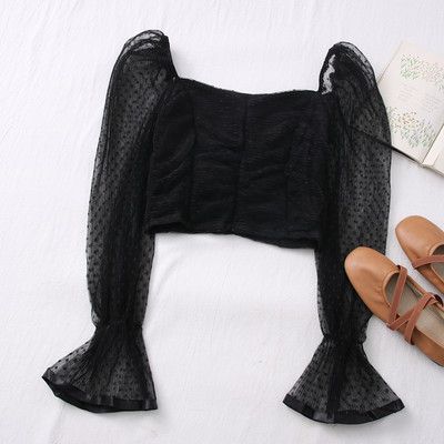 Elegantna ženska bluza s lotos rukavima