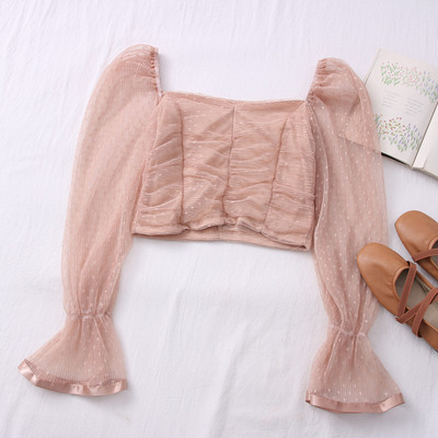 Elegantna ženska bluza s lotos rukavima