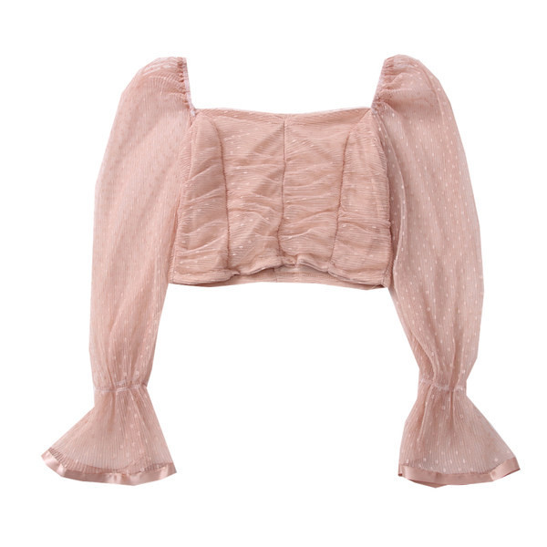 Elegantna ženska bluza s lotos rukavima