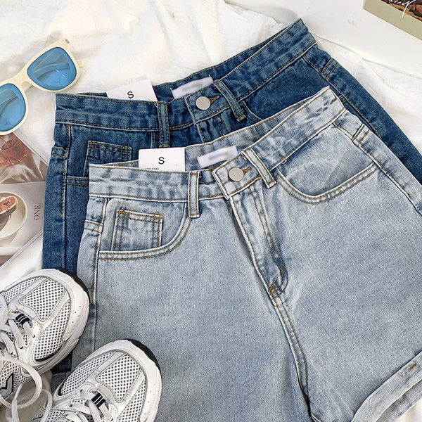 Ženske kratke traperice visokog struka u dvije boje