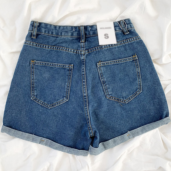 Ženske kratke traperice visokog struka u dvije boje