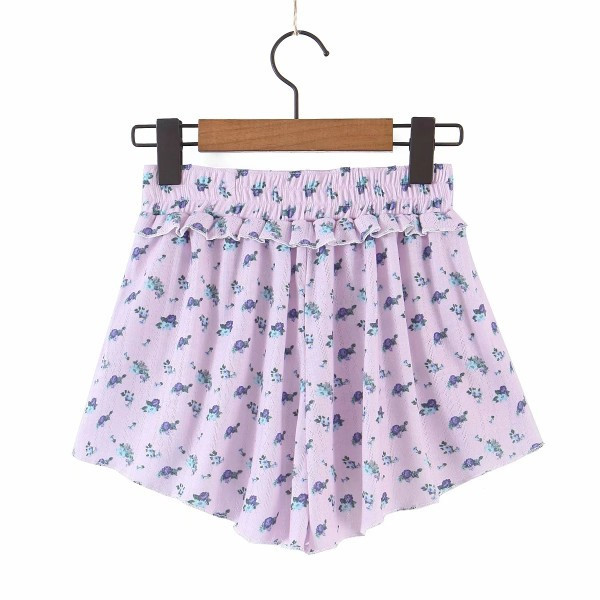 Ležerne ženske kratke hlače s cvjetnim uzorkom