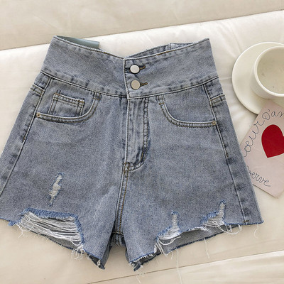 Kratke traperice s visokim strukom i džepovima