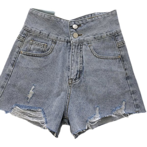 Kratke traperice s visokim strukom i džepovima