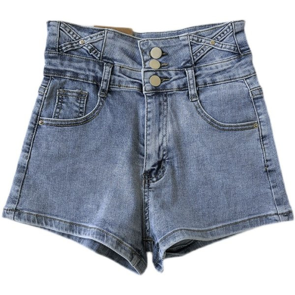 Κοντό τζιν γυναικείο με κουμπιά