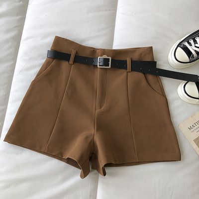 Μοντέρνο παντελόνι με ζώνη και ψηλή μέση