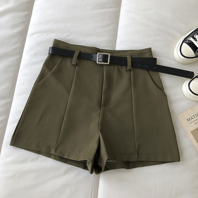 Μοντέρνο παντελόνι με ζώνη και ψηλή μέση