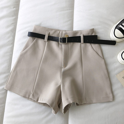 Μοντέρνο παντελόνι με ζώνη και ψηλή μέση