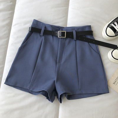 Μοντέρνο παντελόνι με ζώνη και ψηλή μέση