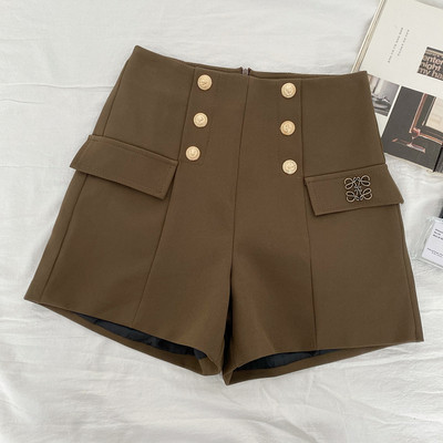 Νέο μοντέλο γυναικεία σορτς με κουμπιά - διάφορα χρώματα