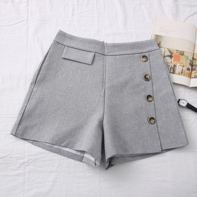 Casual γυναικεία σορτς με κουμπιά - διάφορα χρώματα