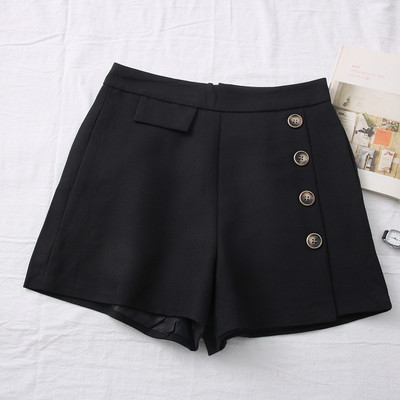 Casual γυναικεία σορτς με κουμπιά - διάφορα χρώματα