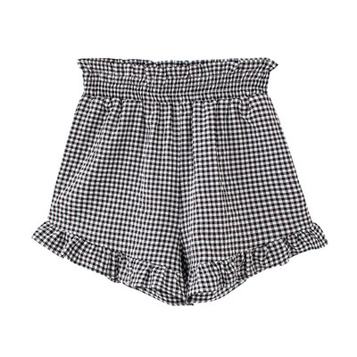Καρό σορτς με βολάν