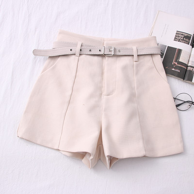 Γυναικεία σορτς φθινόπωρο-χειμερινά με ζώνη