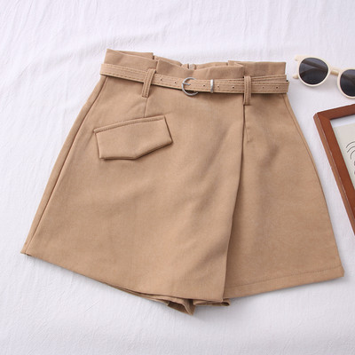 Moderna ženska suknja-hlače sa remenom u više boja