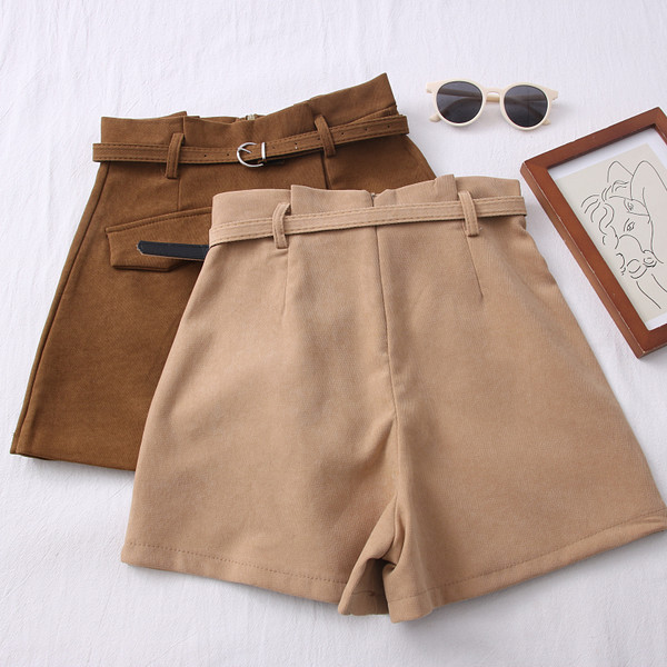 Moderna ženska suknja-hlače sa remenom u više boja