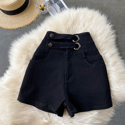 Κοντό τζιν γυναικεία με ψηλή μέση