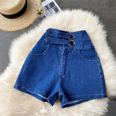 Κοντό τζιν γυναικεία με ψηλή μέση