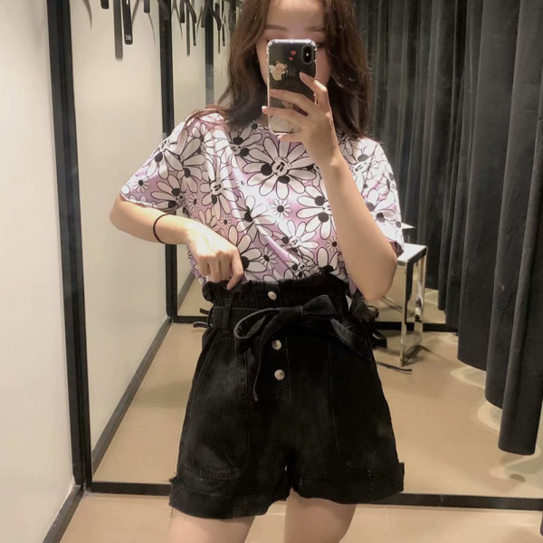 Τζιν  paper bag με υψηλή μέση 