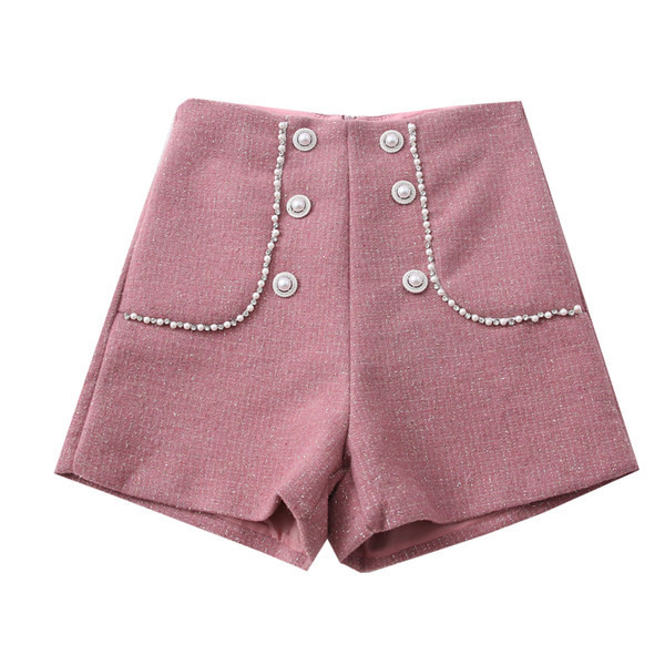 Moderne ženske kratke hlače - s kamenčićima i biserima